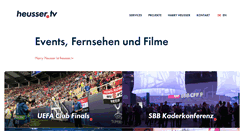 Desktop Screenshot of heusser.tv