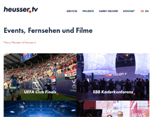 Tablet Screenshot of heusser.tv